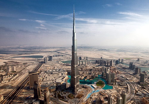 Бурдж Халифа в городе Дубай