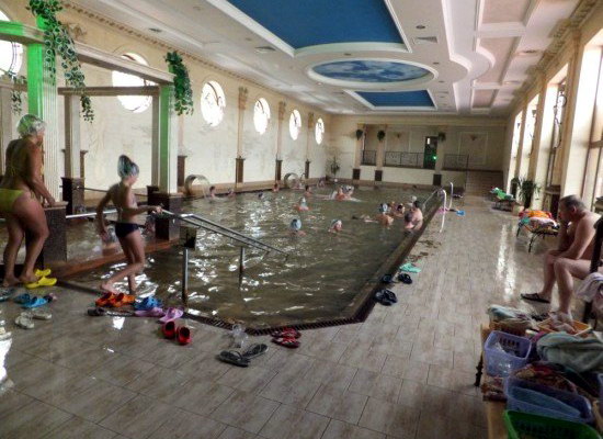 Термальный бассейн в оздоровительном комплексе «Жайворонок»