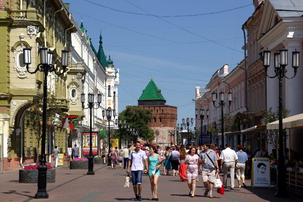 Покровская улица в Нижнем Новгороде
