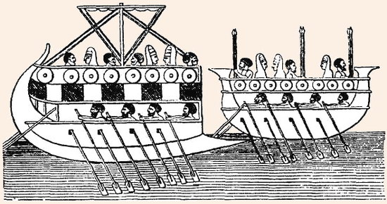Корабли финикийцев