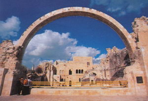 Руїни великої синагоги в Єврейському кварталі Старого Єрусалима