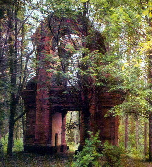 Колокольня церкви на Игуменском кладбище. 1876 г.