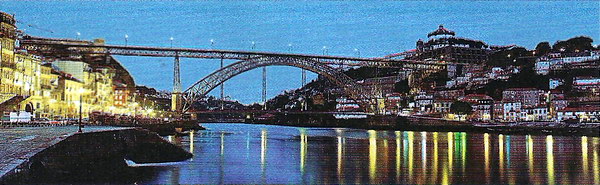Мост Луиса Первого в Порту построен Эйфелем, как и парижская башня